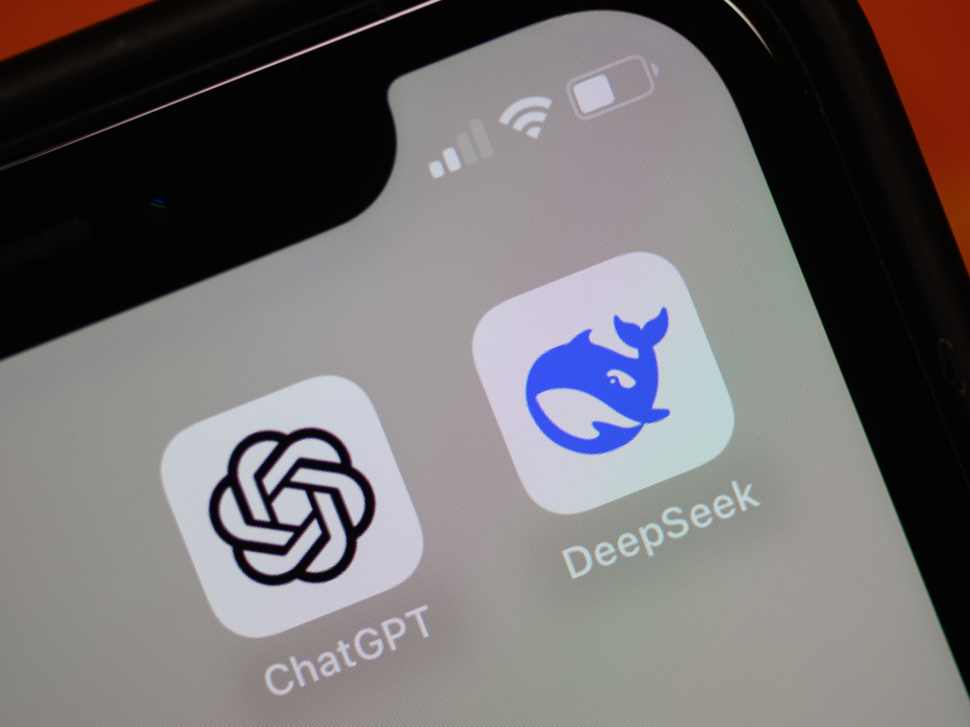icone di chatgpt e deepseek