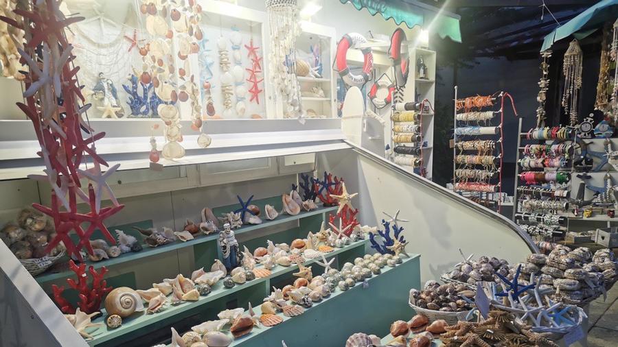 Stand d'objets de souvenir