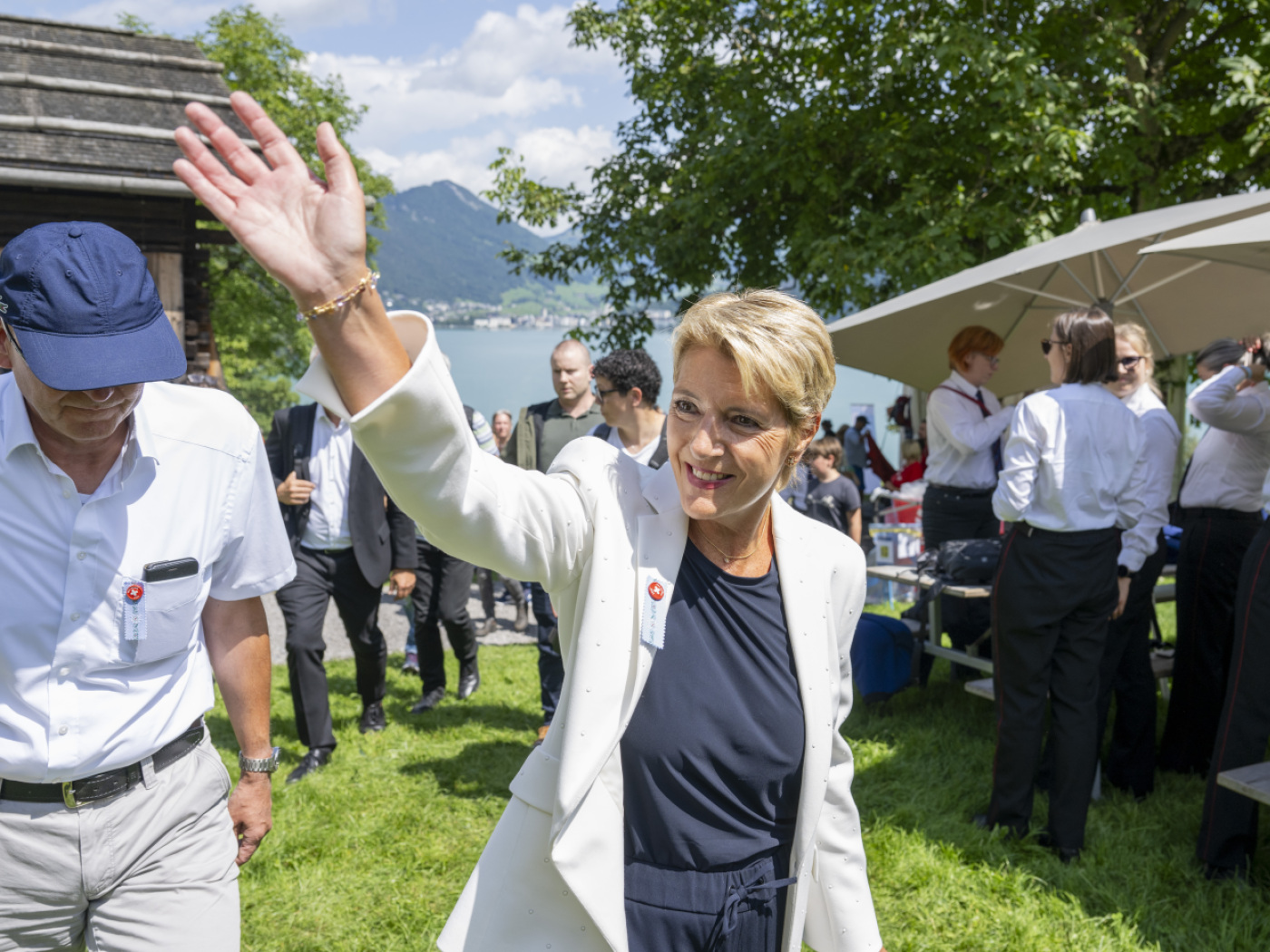 Federal celebration on the Rütli with Karin Keller-Sutter gets underway