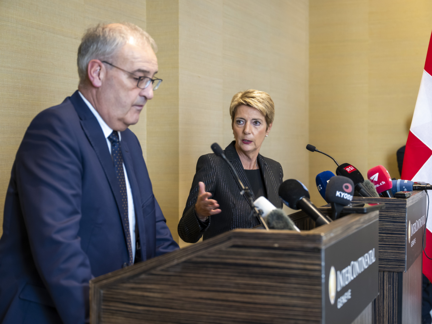 Keller-Sutter and Parmelin travelling to Washington