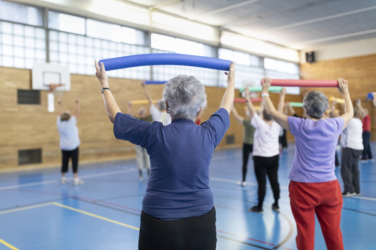 seniors exercising