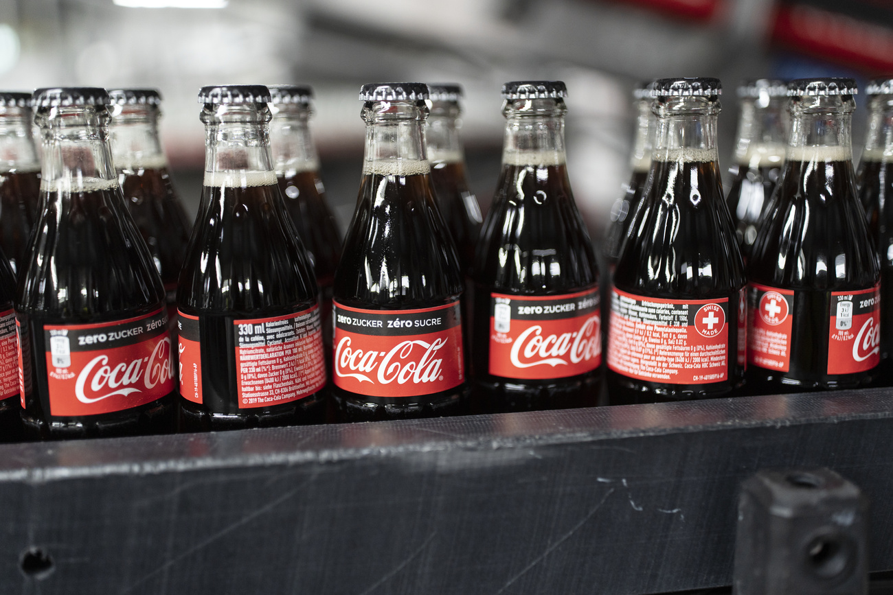 A Coca-Cola bottling plant in Brüttisellen, canton Zurich.