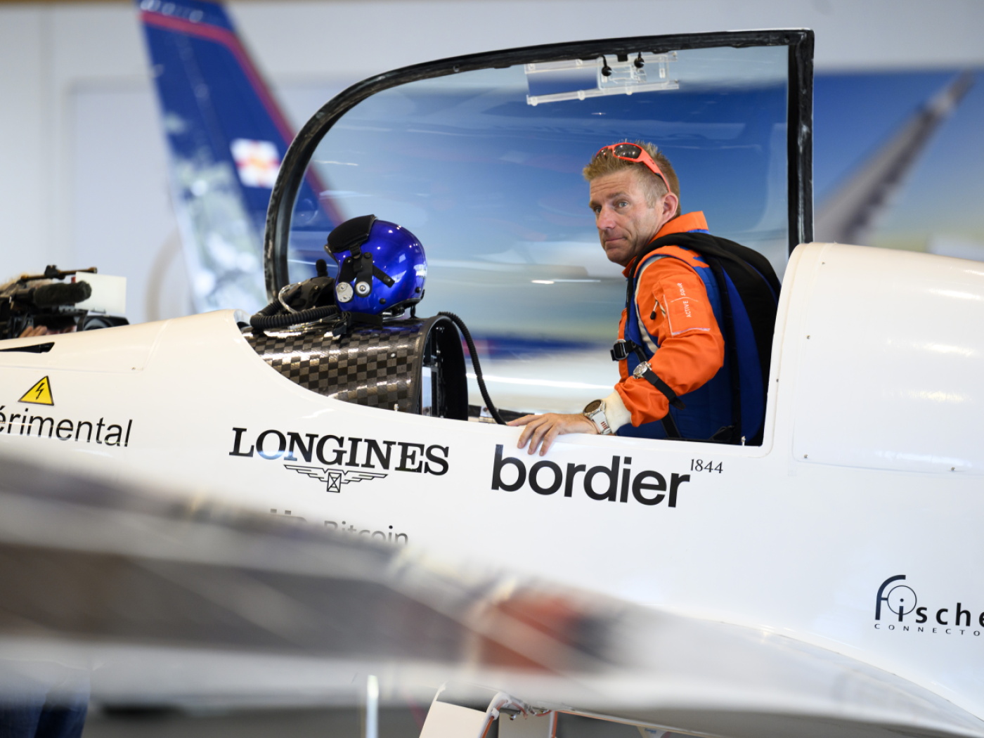 il pilota Raphaël Domjan