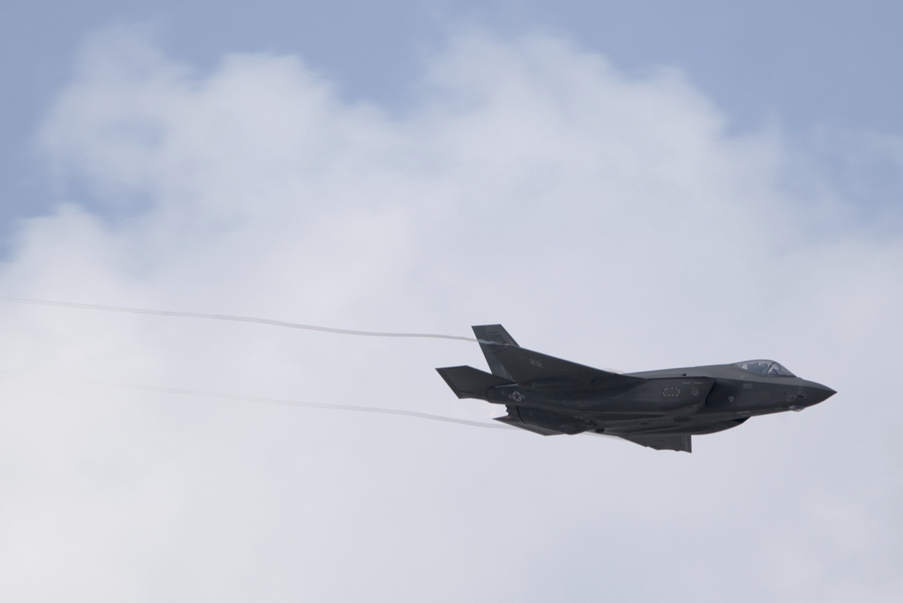 Aereo F-35 in volo