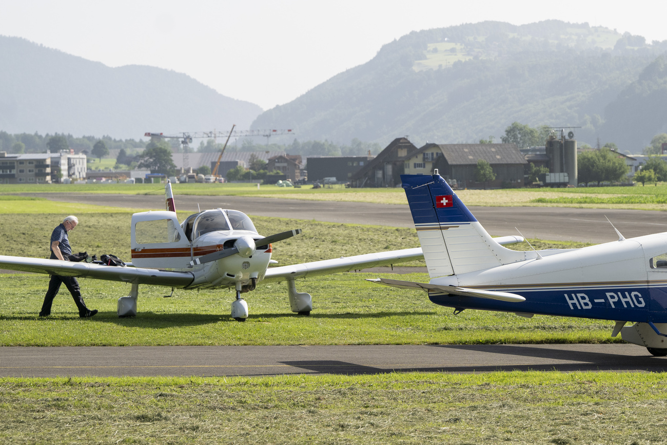 Future airline pilots also practice in these kinds of small aircraft.