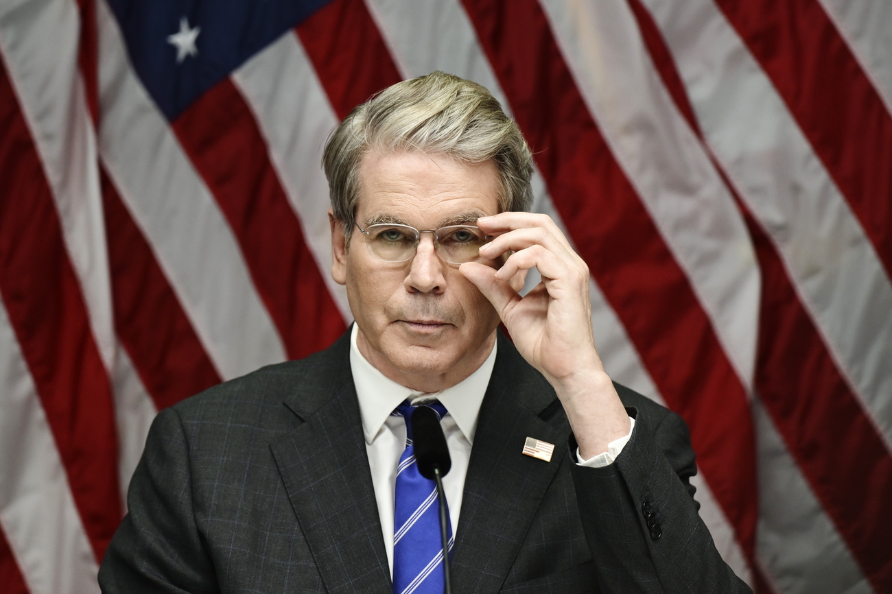 US Treasury Secretary Scott Bessent at trade talks between China and the US in the Swedish capital Stockholm on July 29, 2025.