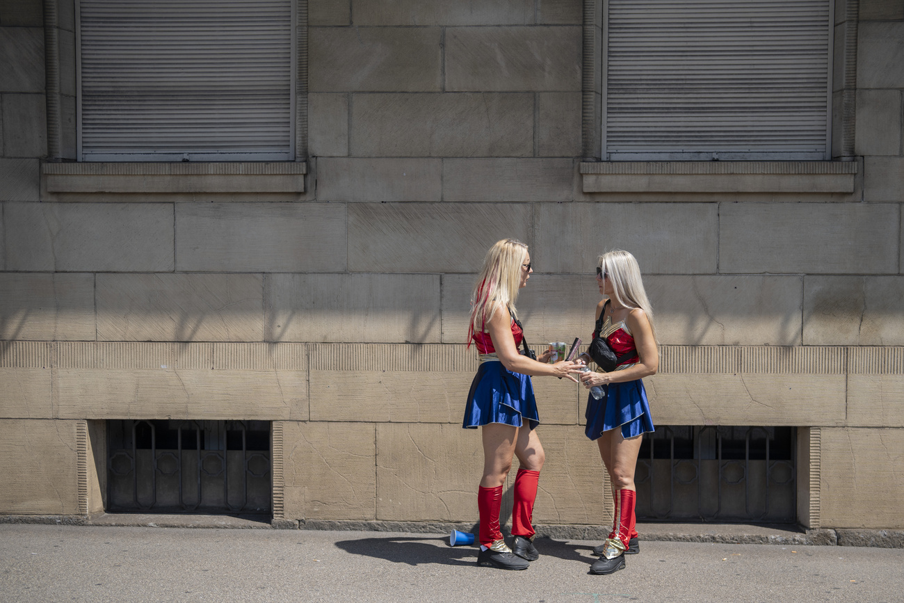 due partecipanti alla street parade