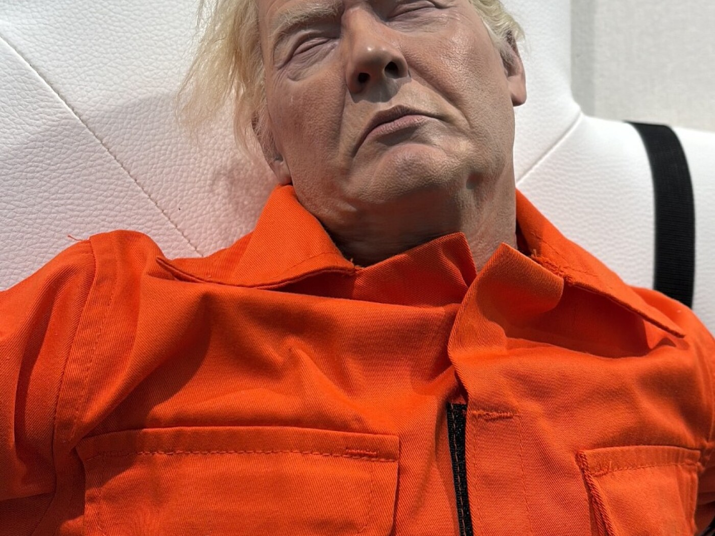 Crucified Trump sculpture will not be shown at Basel railway station