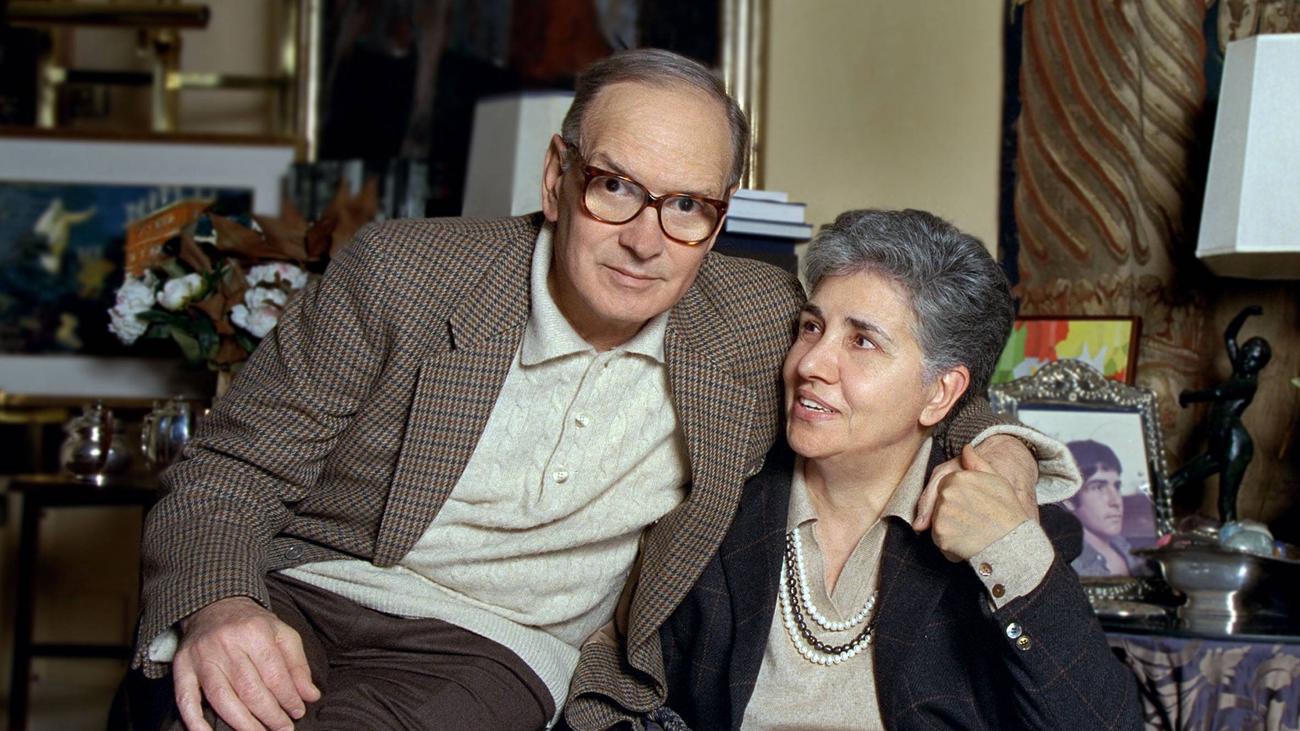 Ennio Morricone e Maria Travia