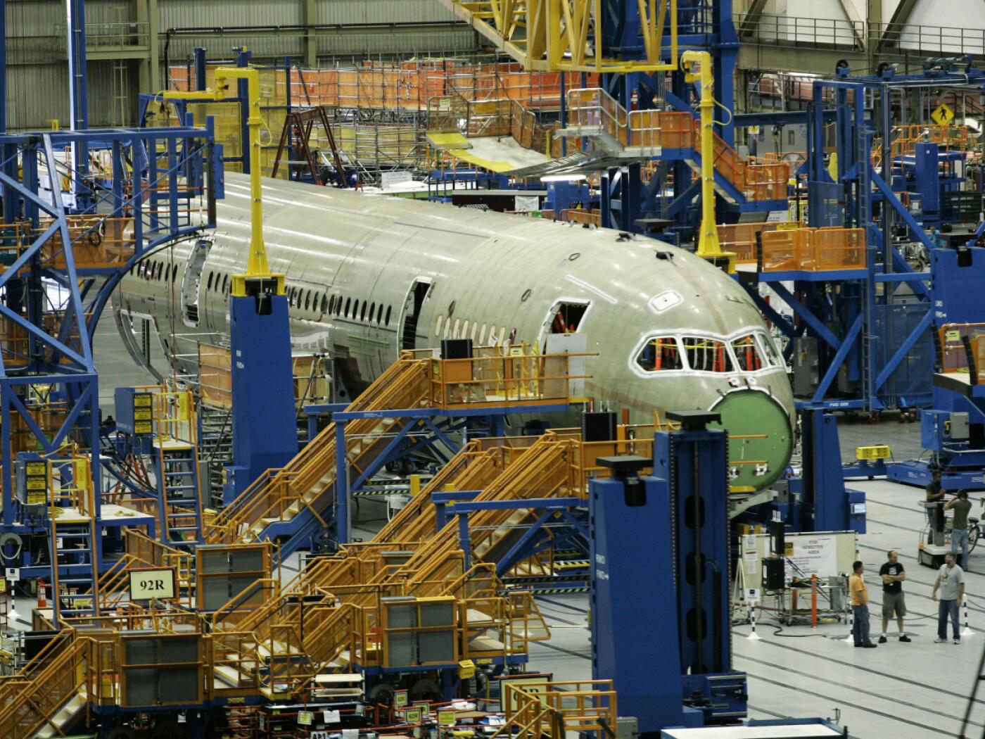 boeing in costruzione