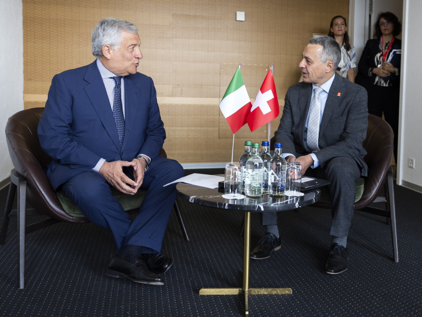 Ignazio Cassis praises improved relations with Italy