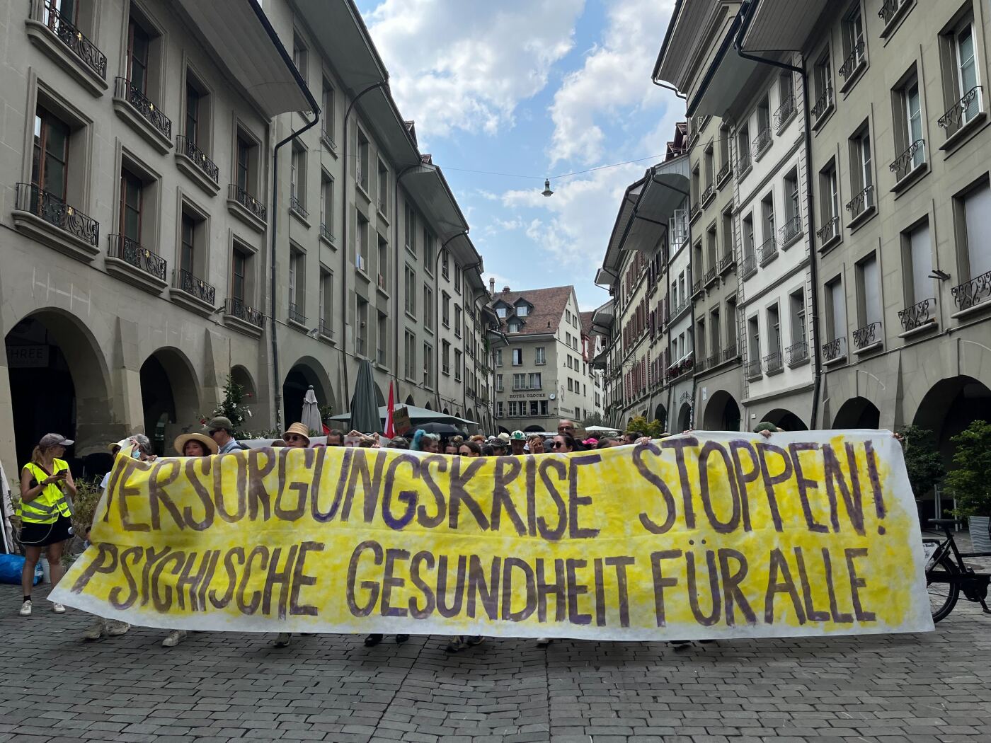 Demonstration in Berne for access to psychotherapy