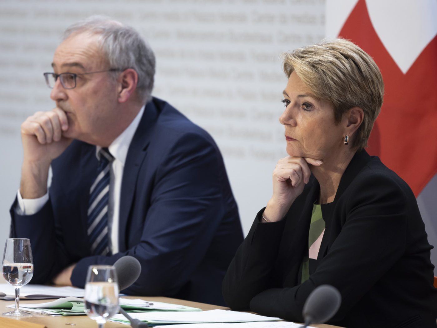 Parmelin e Keller-Sutter.