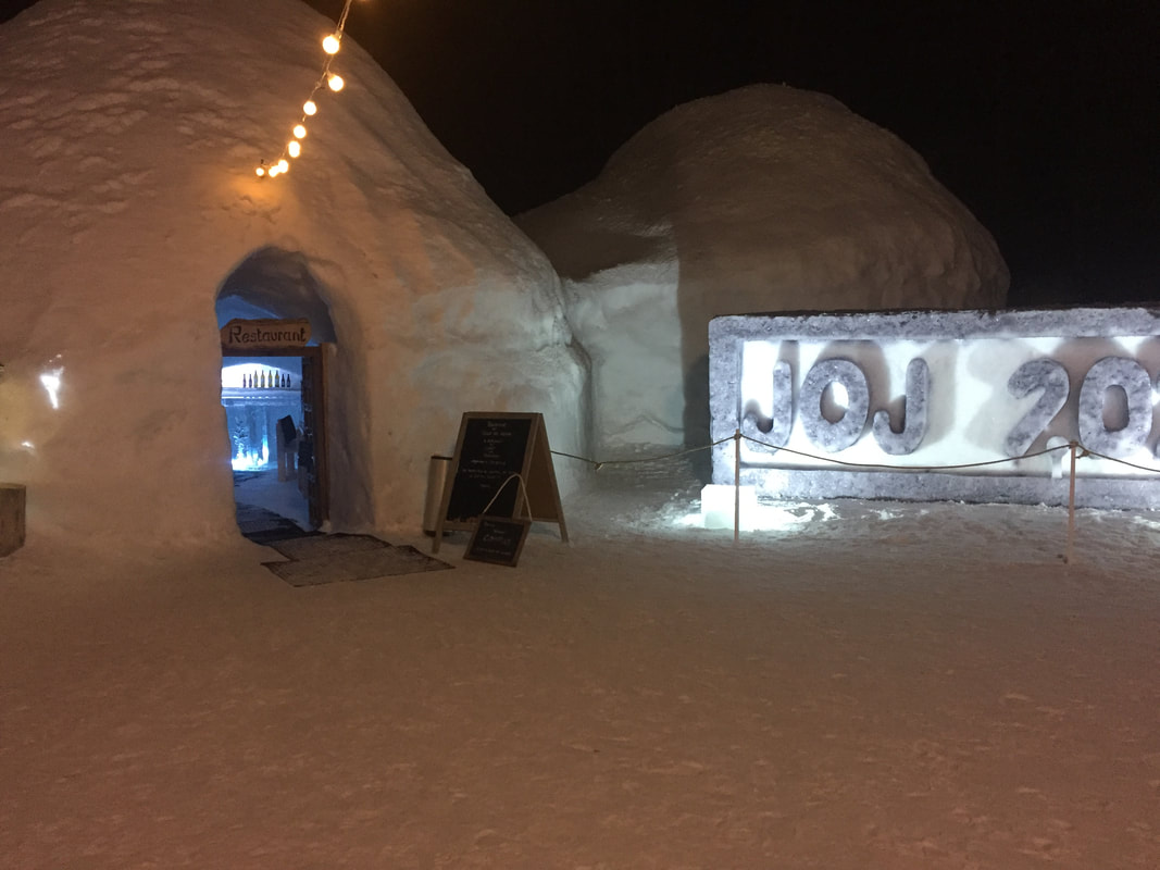 L'igloo da fuori.