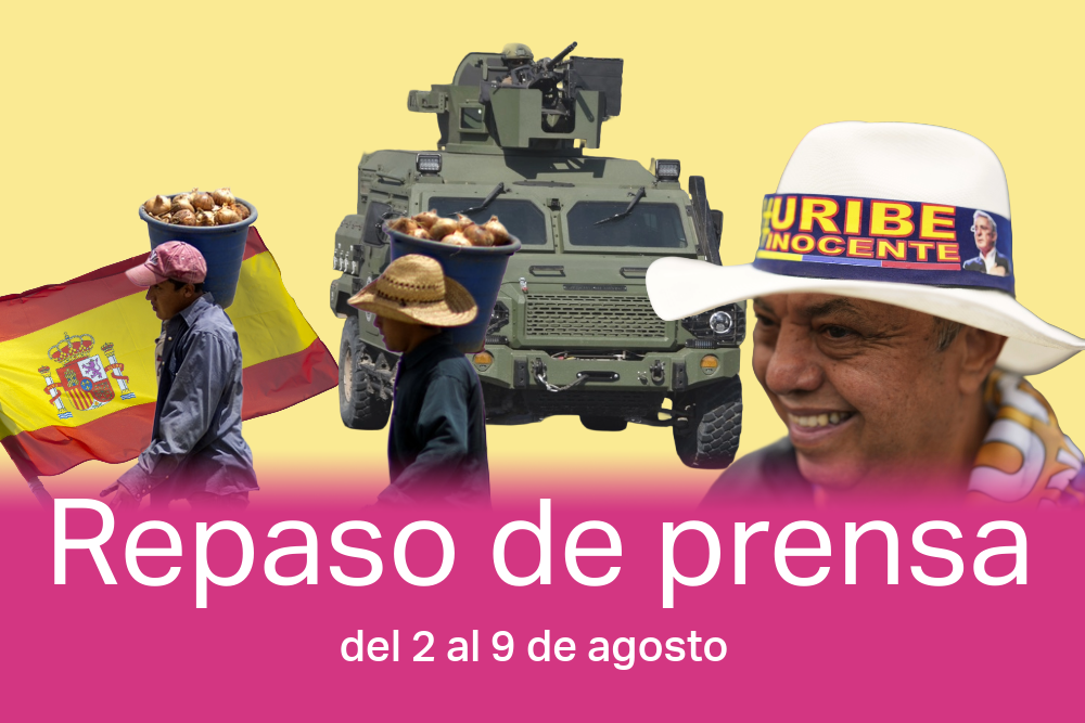 España necesita hasta 250.000 migrantes al año; el tráfico de armas de EE.UU. a México y el futuro político incierto de Uribe.