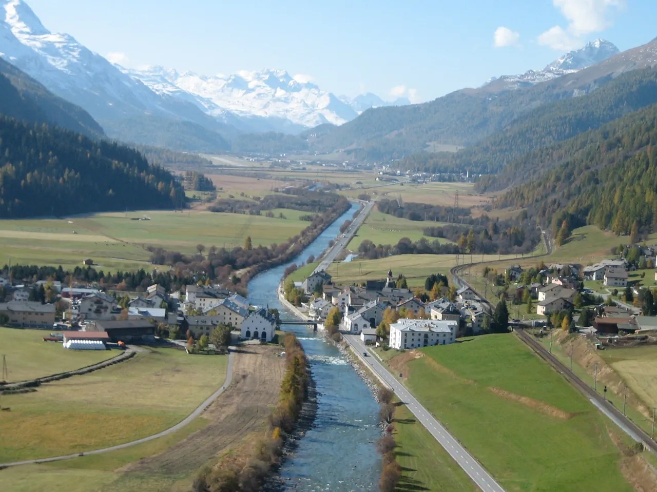 Panorama di una valle