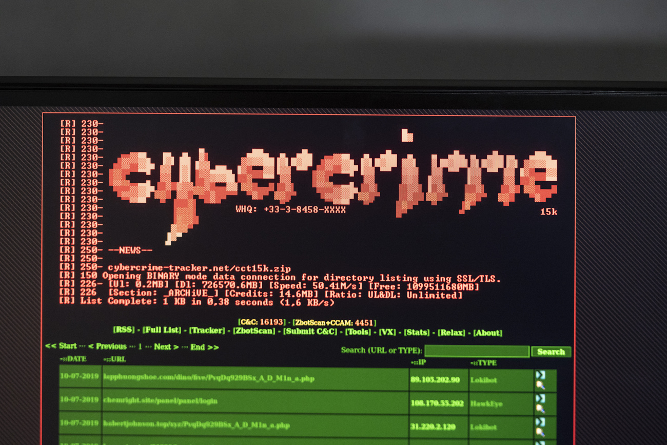 Logo contre le crime en ligne