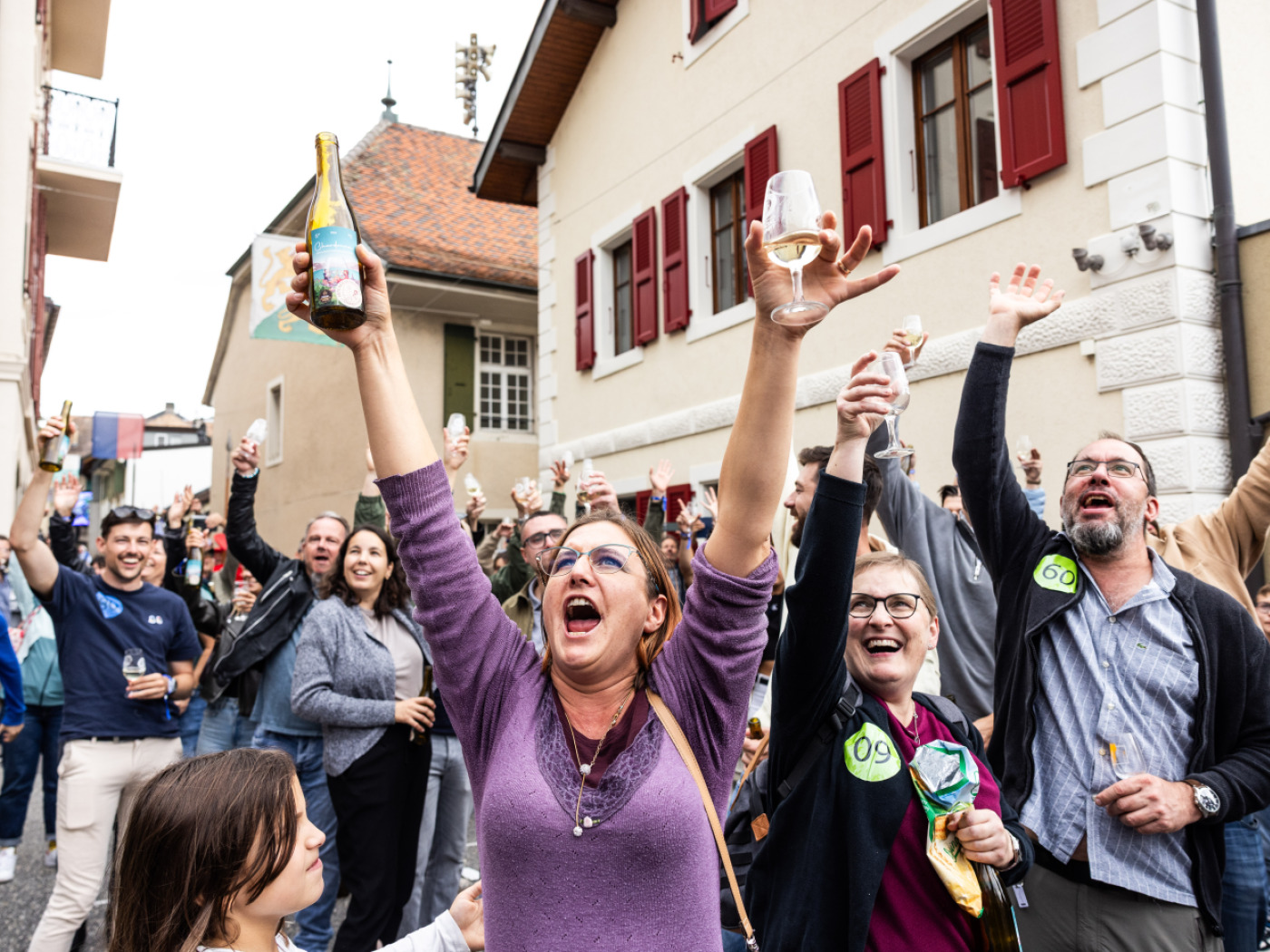 World record at Chardonne: 1088 bottles opened simultaneously