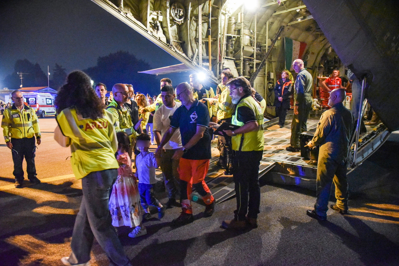 Child survivor of Israeli air strike in Gaza evacuated to Italy