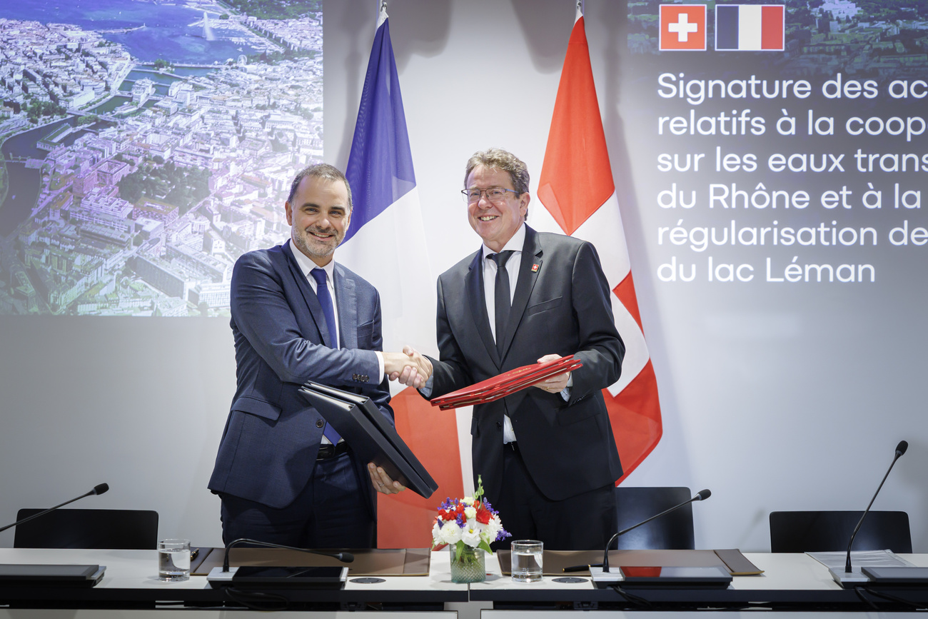 Switzerland and France sign accords on managing Rhone River and Lake Geneva