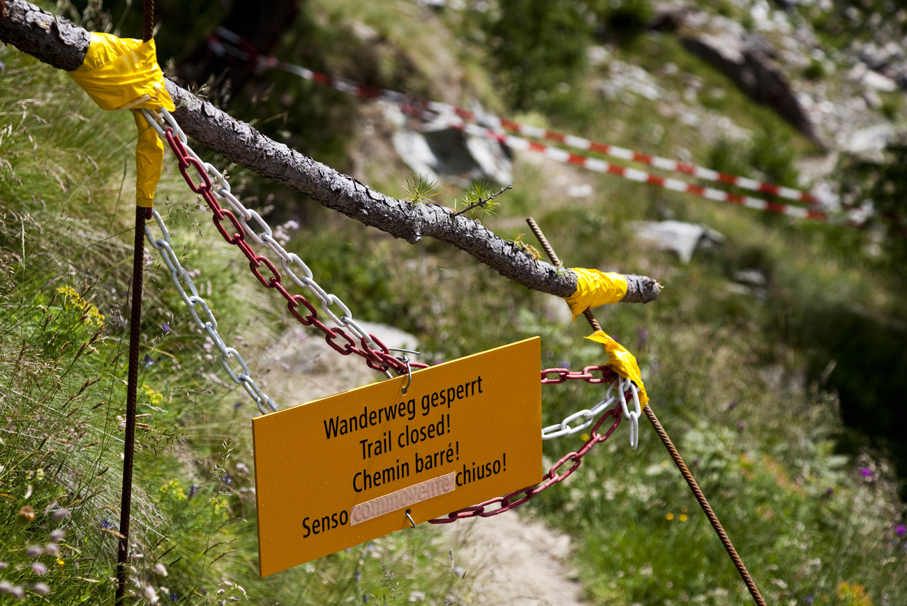 Owing to extreme weather events, hiking trails often have to be closed until they are repaired.