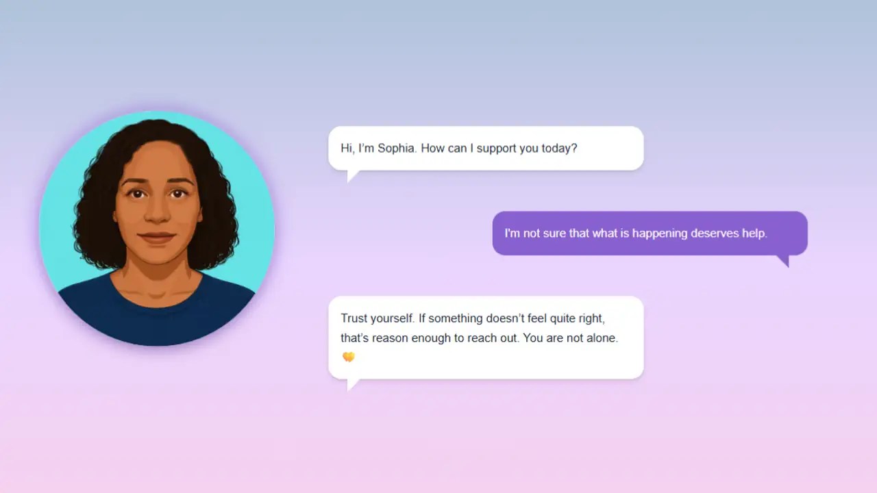 Screenshot Sophia App