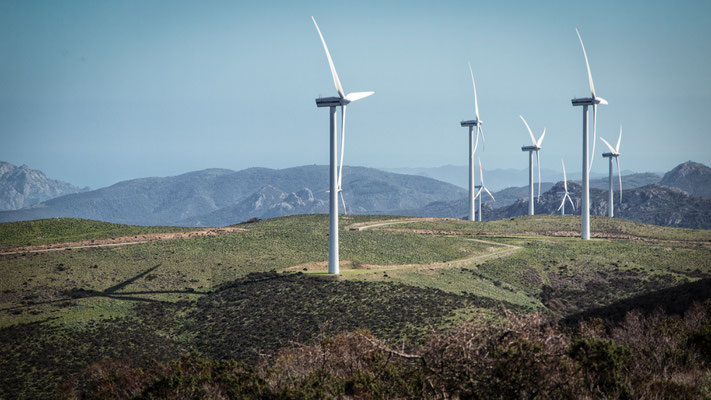 Parco eolico in Sardegna