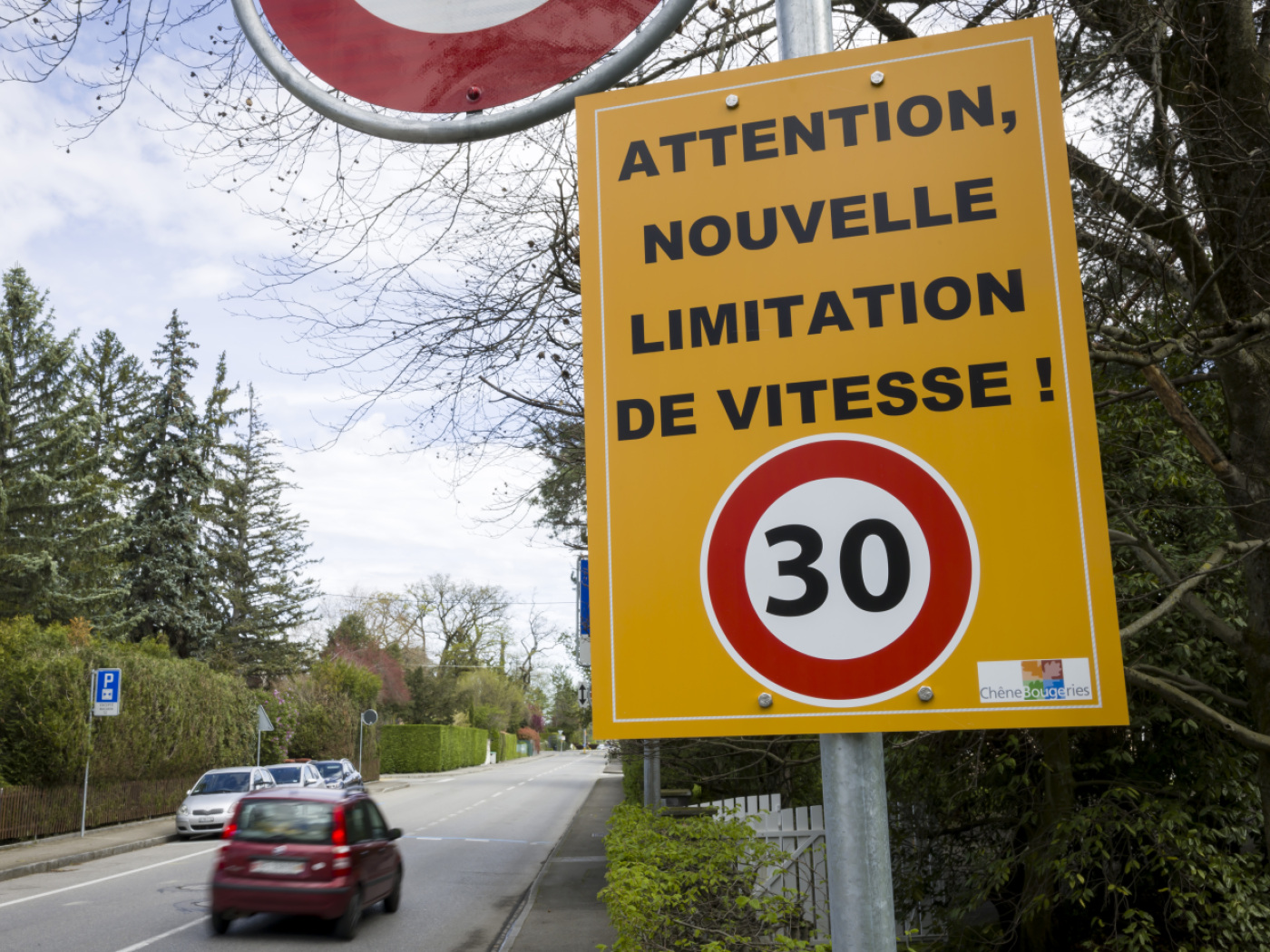 The Swiss population is opposed to the generalization of the 30 km/h speed limit