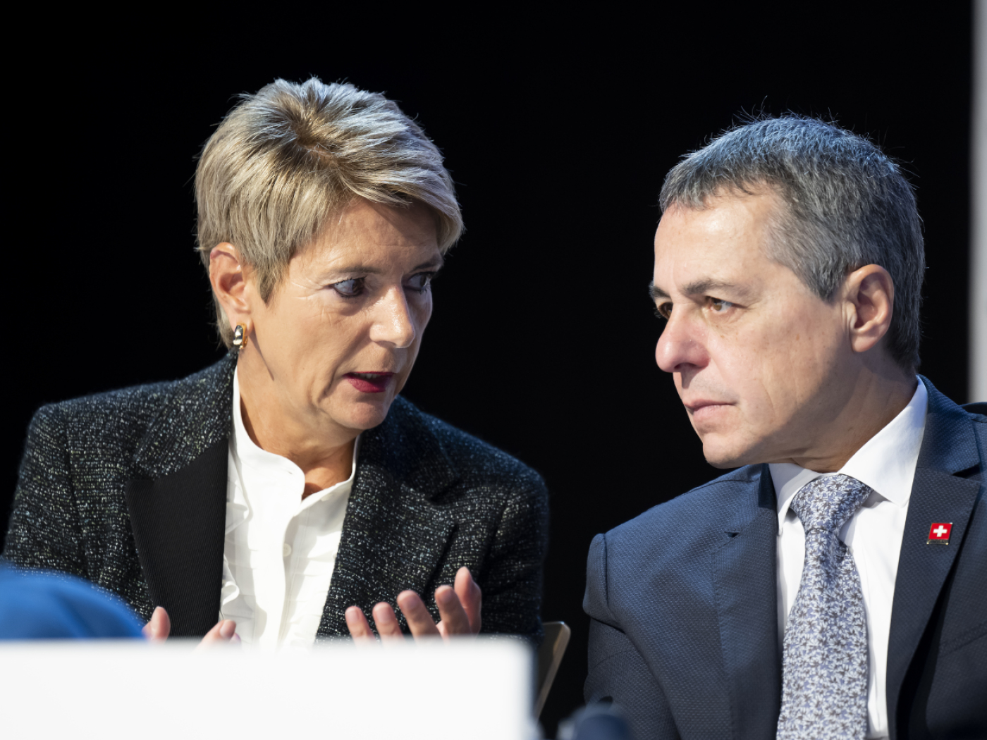 karin keller sutter e ignazio cassis
