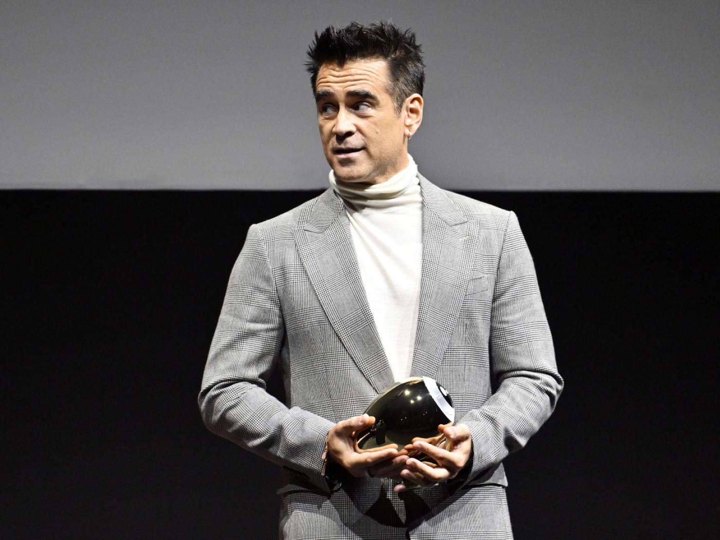 Colin Farrell receives the Golden Icon Award at ZFF