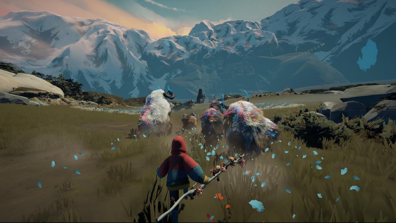 Une illustration du jeu vidéo suisse "Herdling" du studio Okomotive. - [Okomotive]