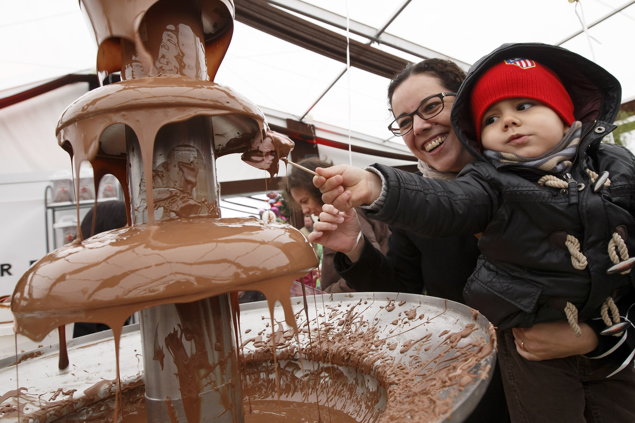 fontana di cioccolato
