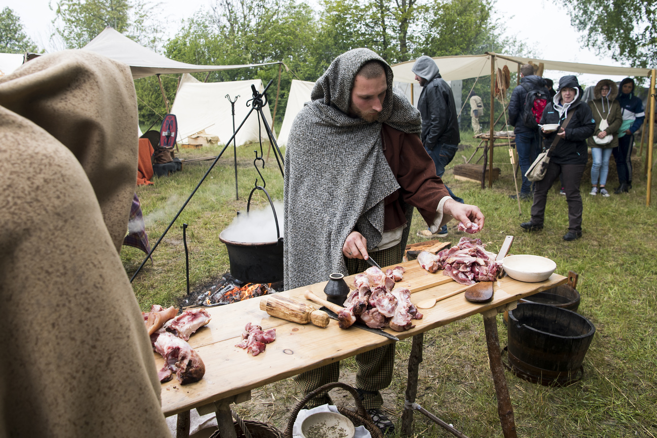 Approaching the Helvetic way of life: an event centred on the Celts near Vully in 2017.