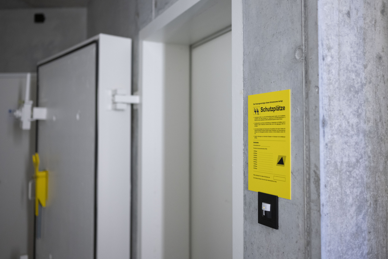 Rifugi per la popolazione civile svizzera.