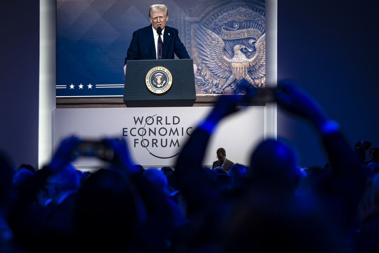 Trump a Davos