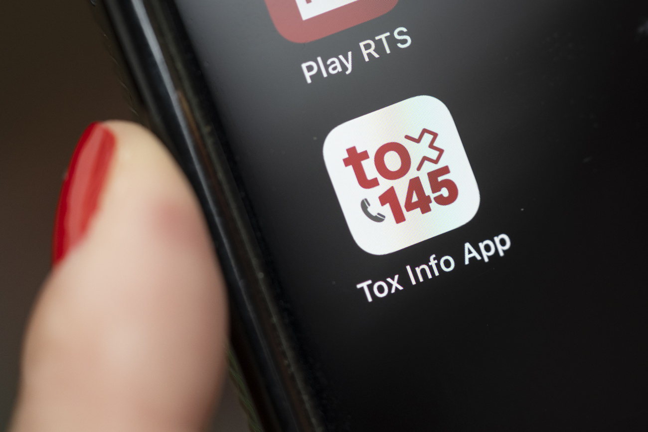 App di tox info su smartphone