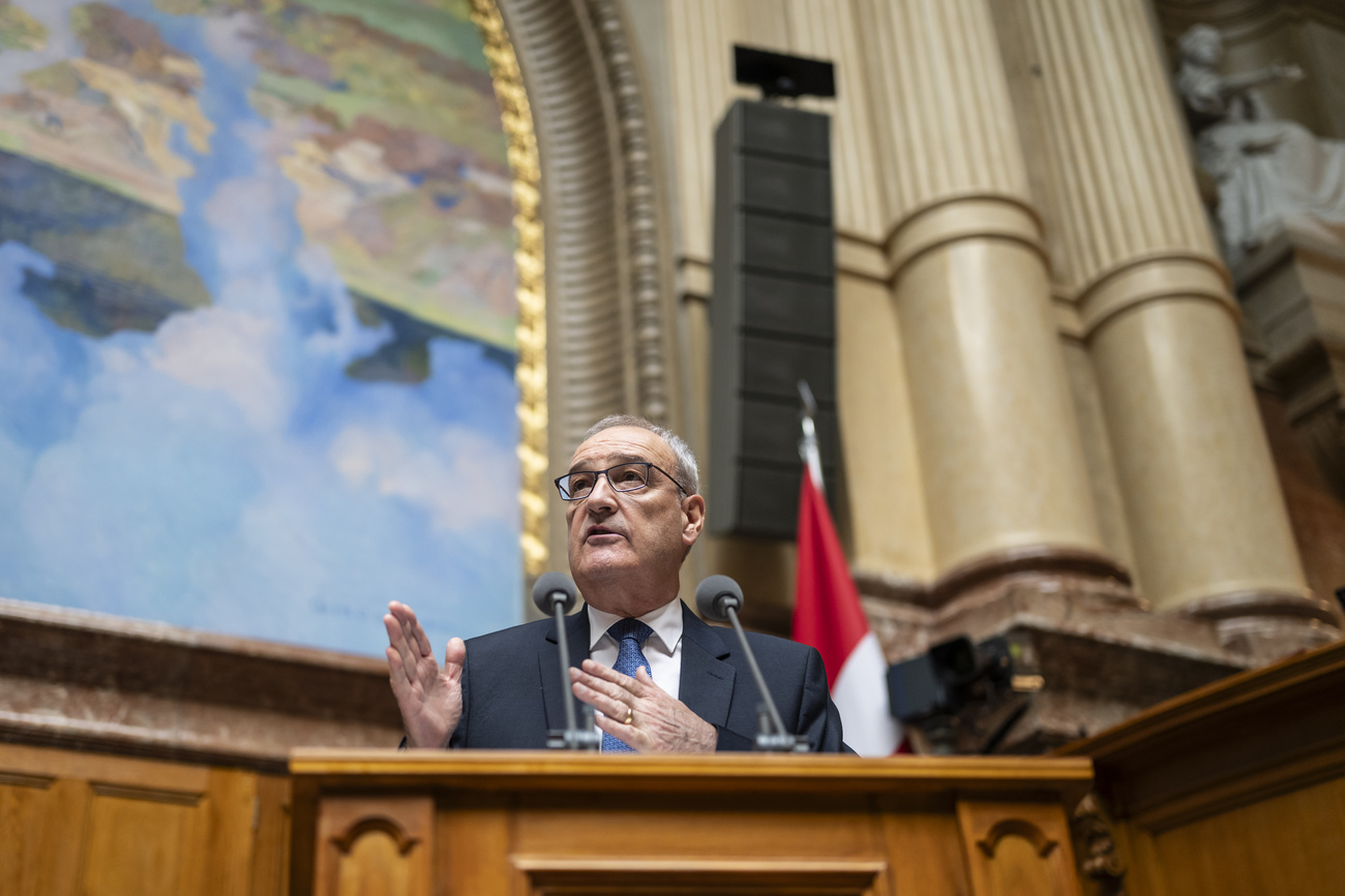Economics Minister Guy Parmelin.