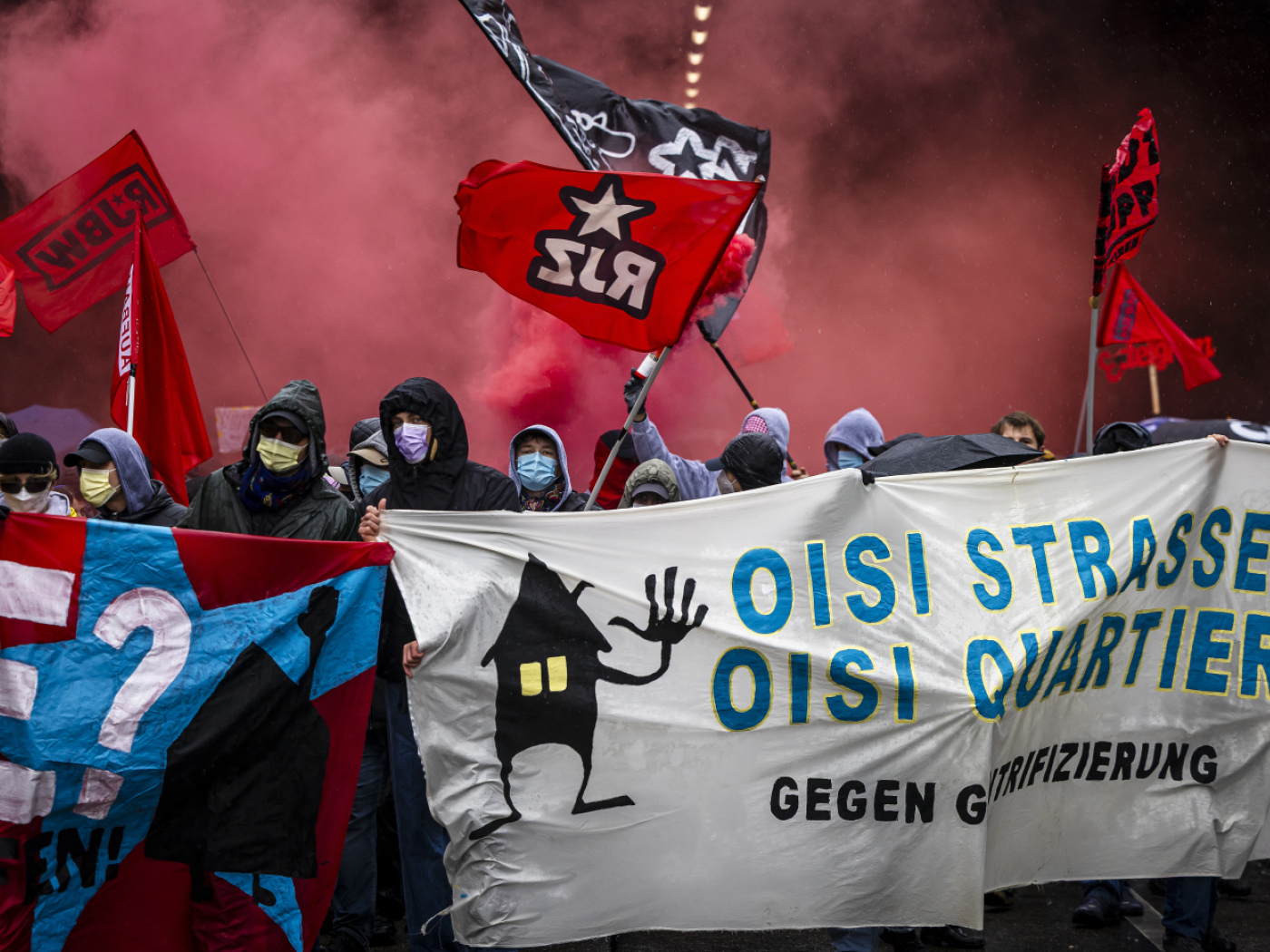 Proteste a Zurigo il 25 ottobre 2025.