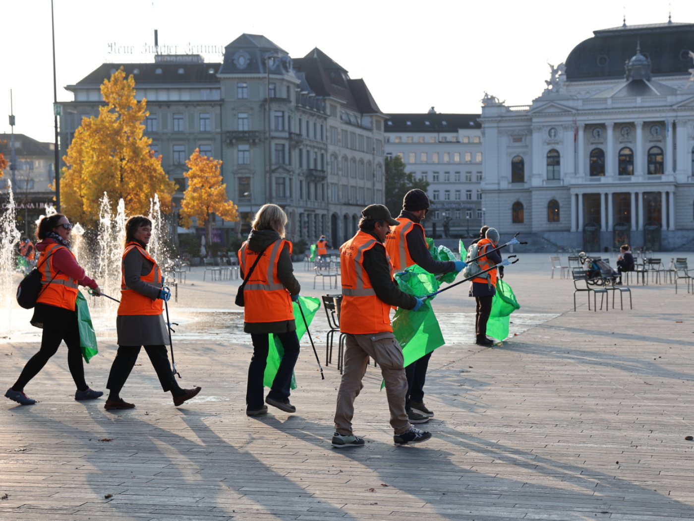 Volunteers collect 167 kilograms of waste in Zurich in a short space of time
