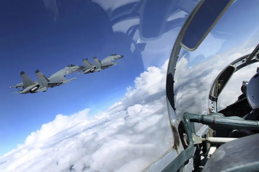 中國日前在台灣附近進行軍事演習的說法被台灣國防部否認(象徵性圖片)。