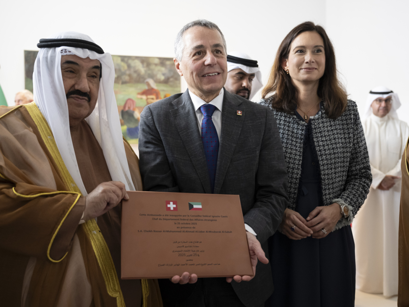 Swiss Foreign Minister Ignazio Cassis inaugurates new embassy in Kuwait, concluding Mideast tour