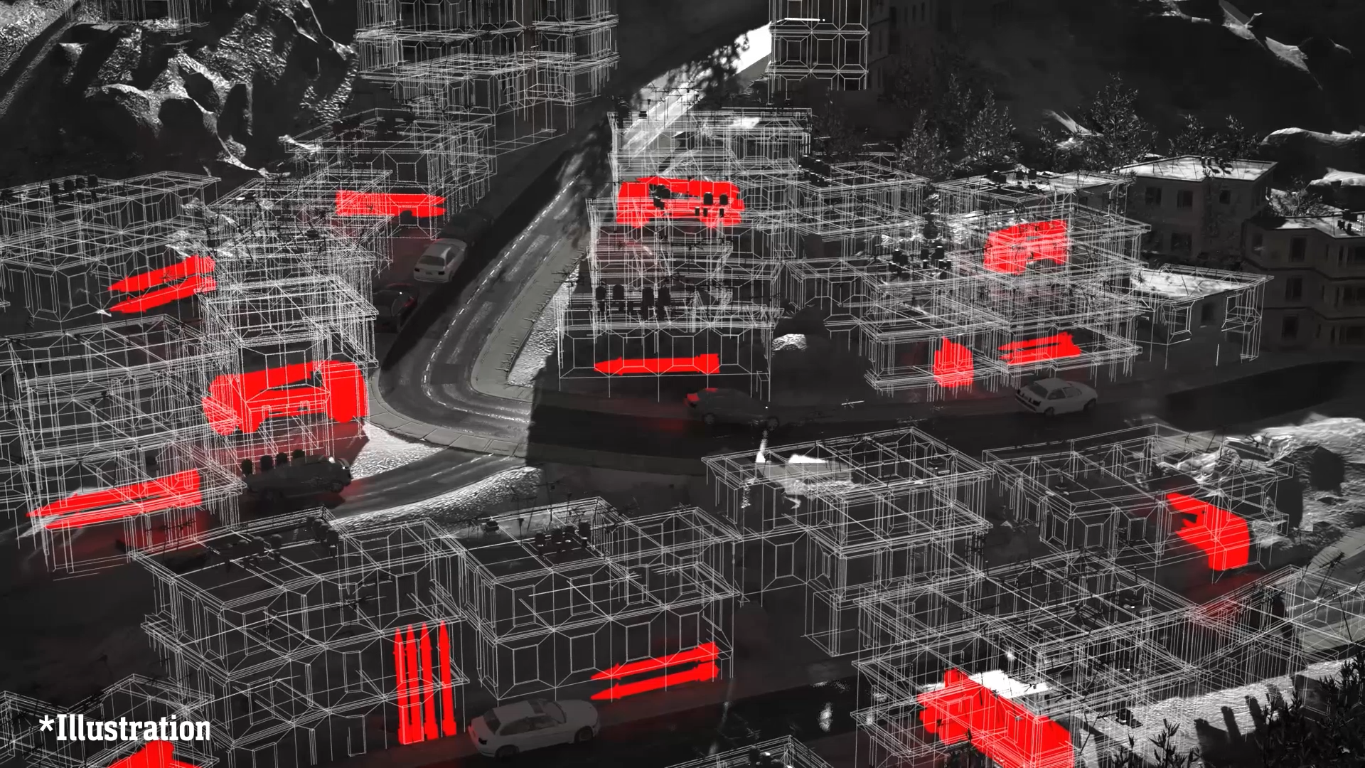 3D buildings