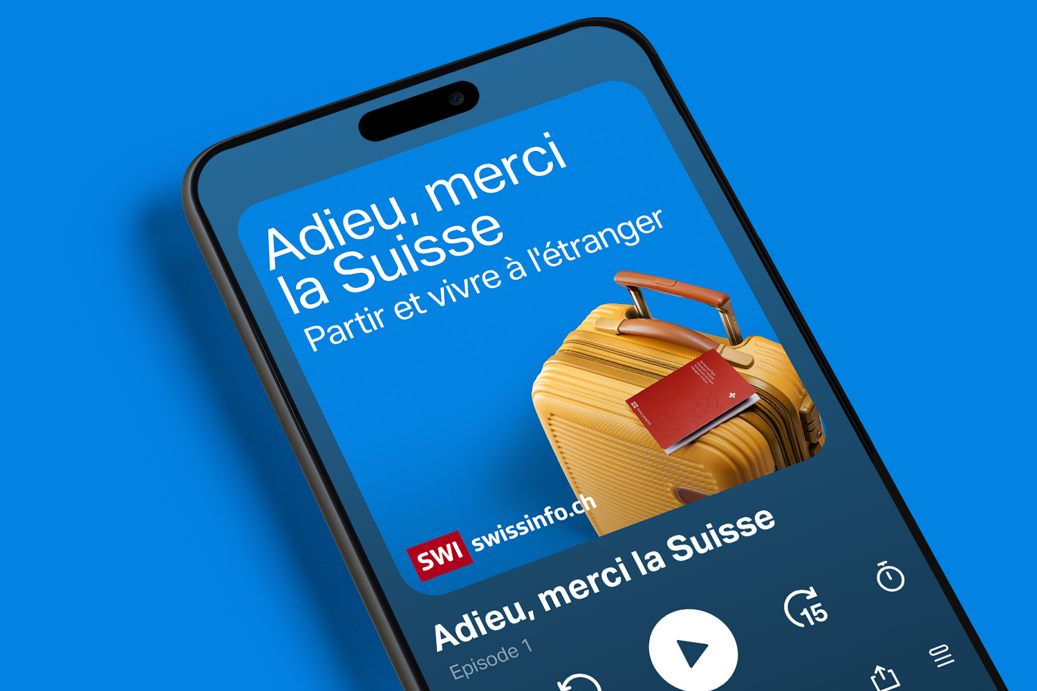 Podcast: Adieu, merci la Suisse, Texte et une valise