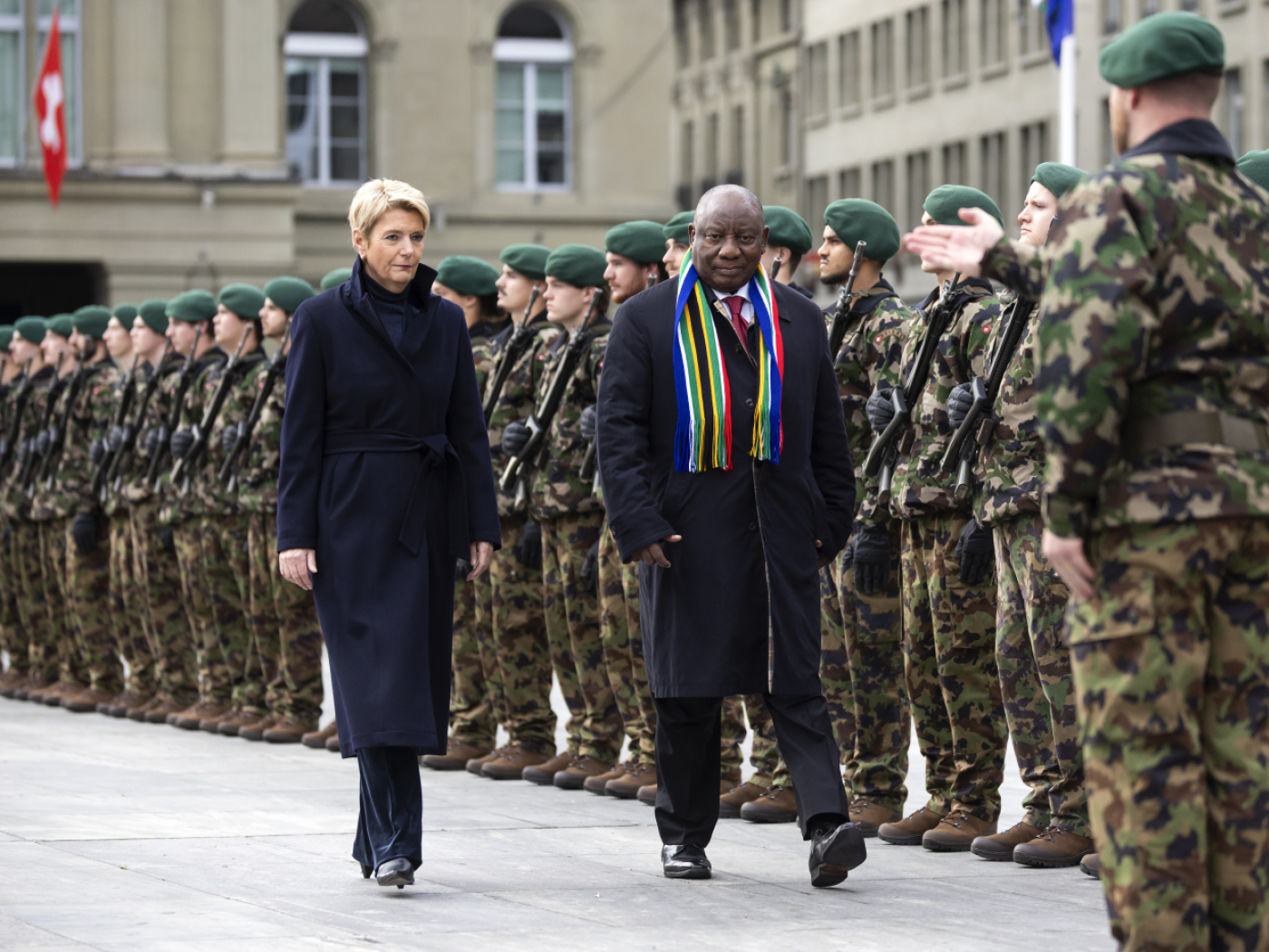 Keller-Sutter receives South African President