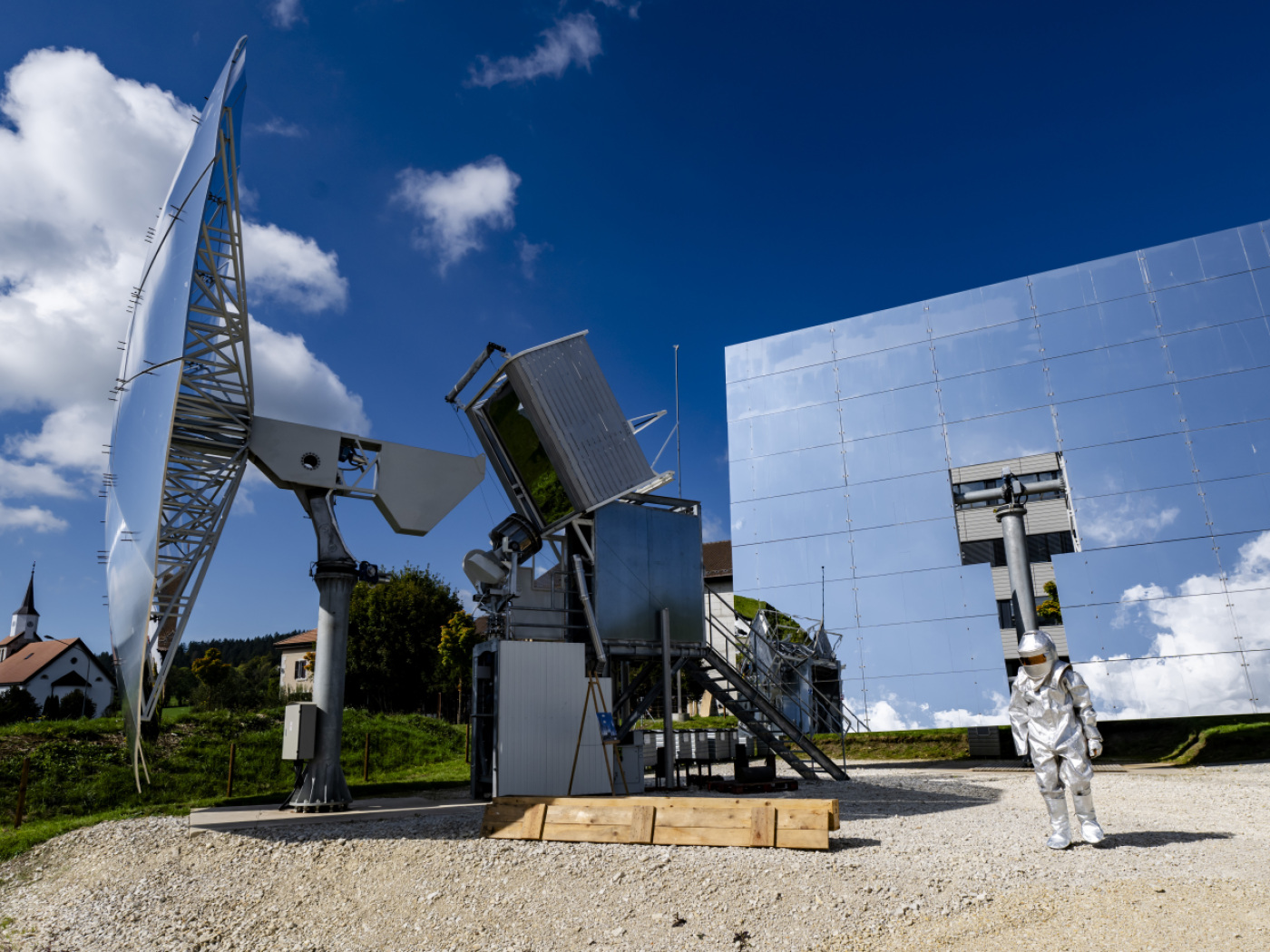World's first solar furnaces for steel recycling in La Chaux-de-Fonds