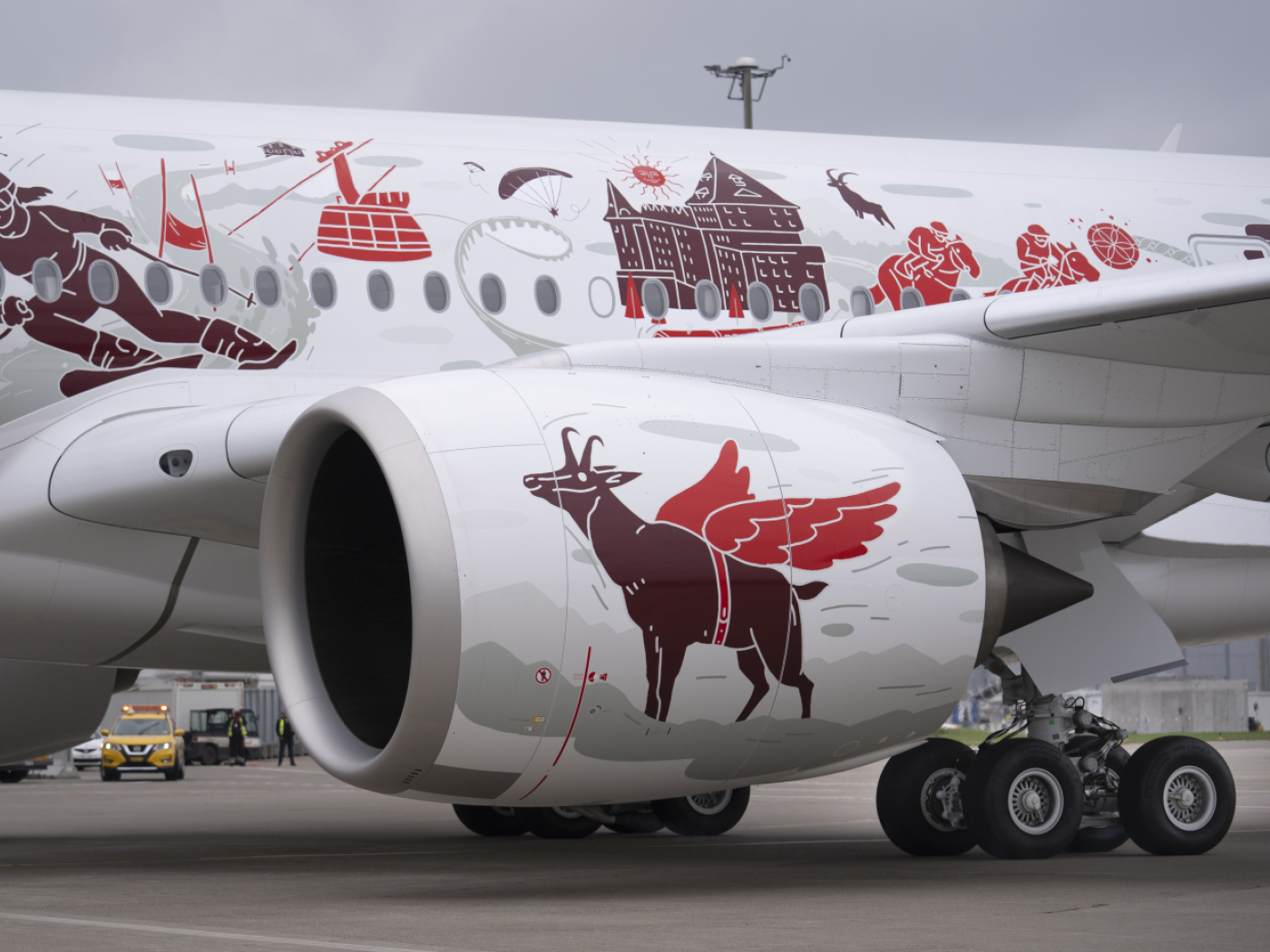 First passenger flight: the Swiss A350 "Lausanne" took off on Saturday