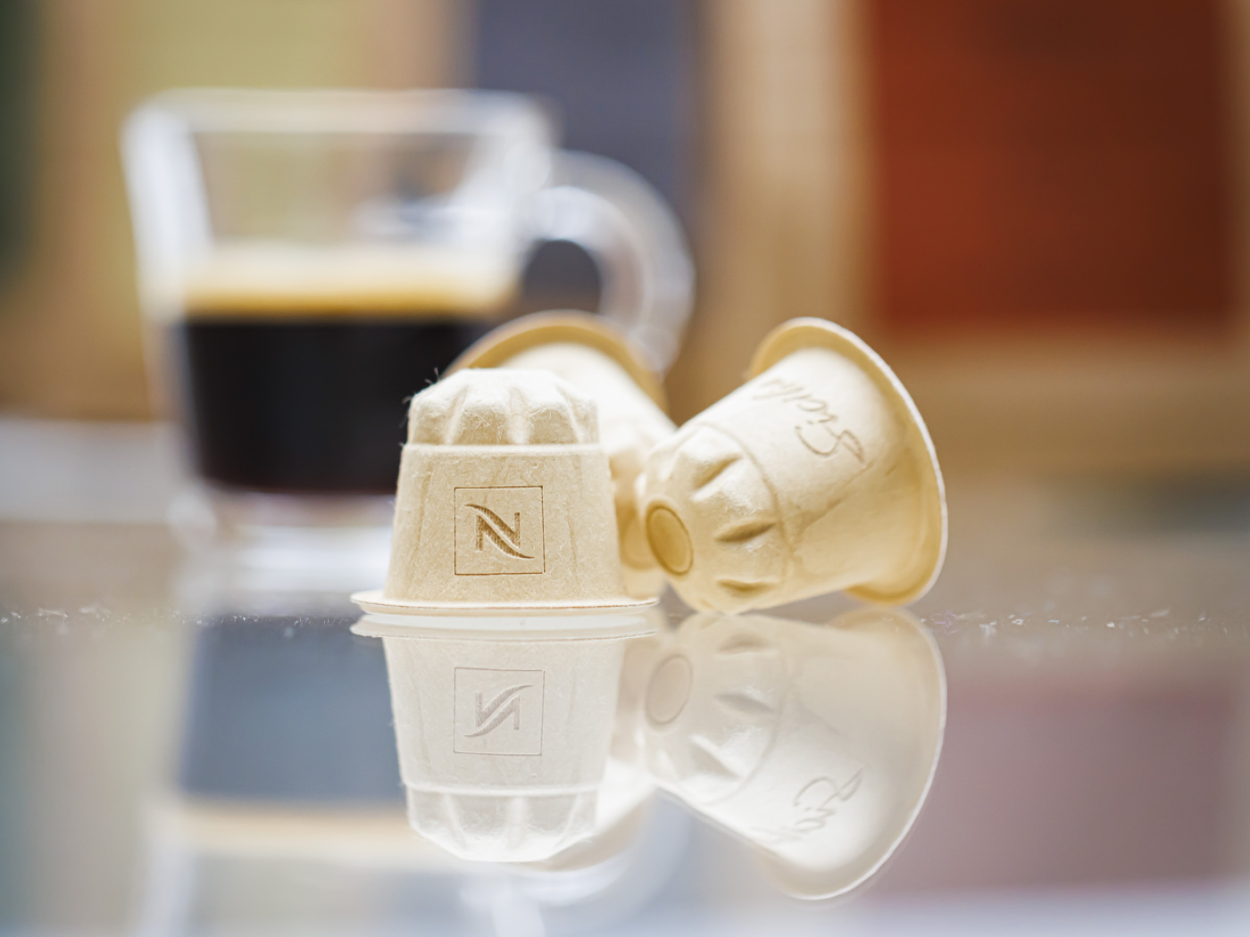 capsule di nespresso in cartone