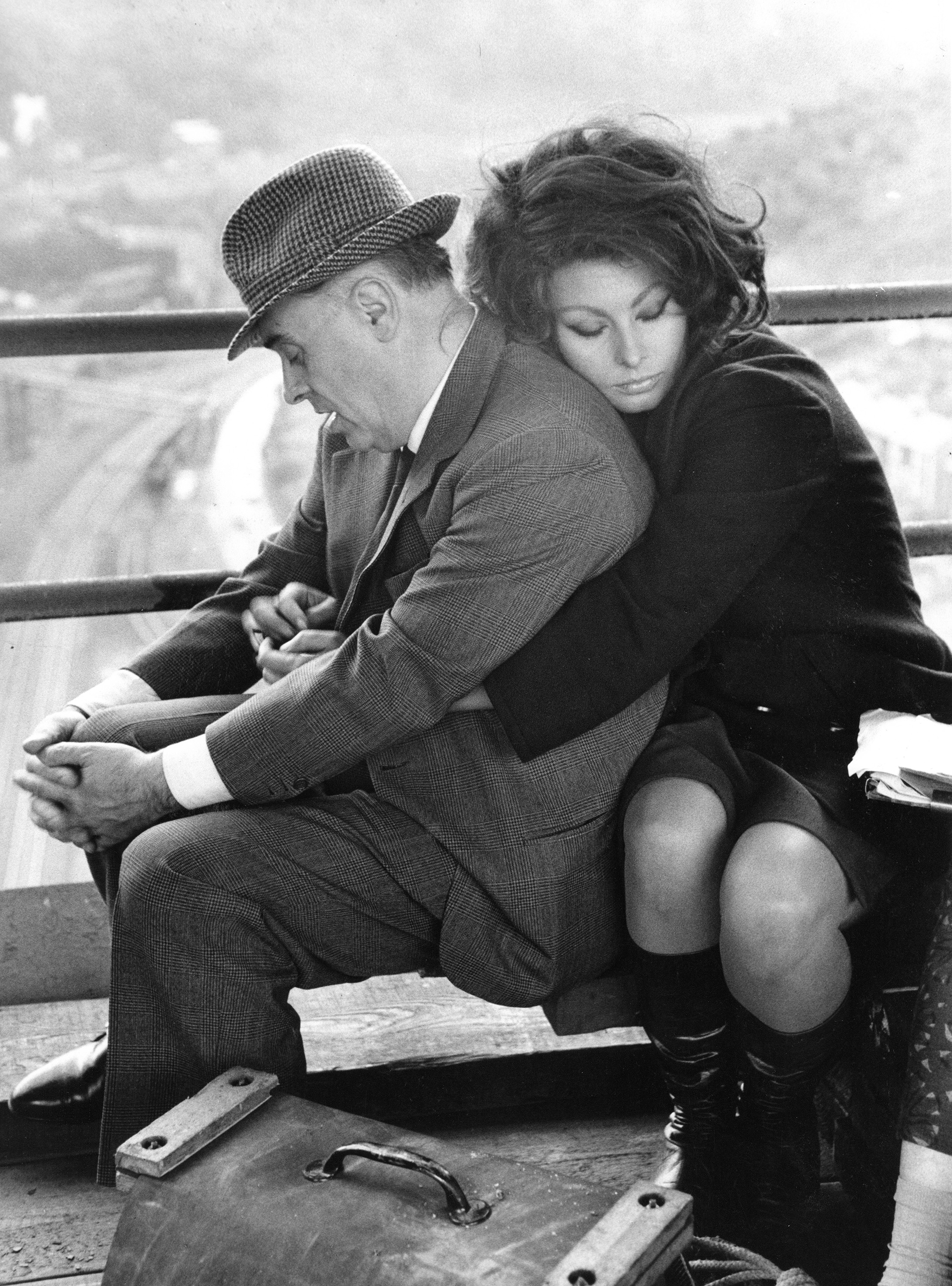 Sophia Loren con Carlo Ponti.