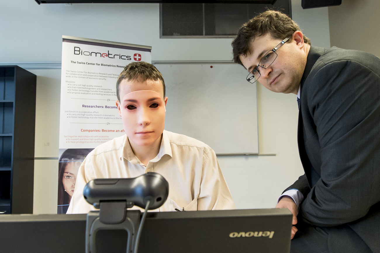 Sebastien Marcel and a doll