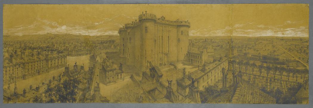 Michel Charles Fichot (1817-1903). "La Bastille et son quartier"